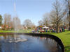 Opening fontein in vijver Boswijk