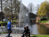 Opening fontein in vijver Boswijk