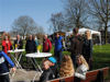 Opening fontein in vijver Boswijk