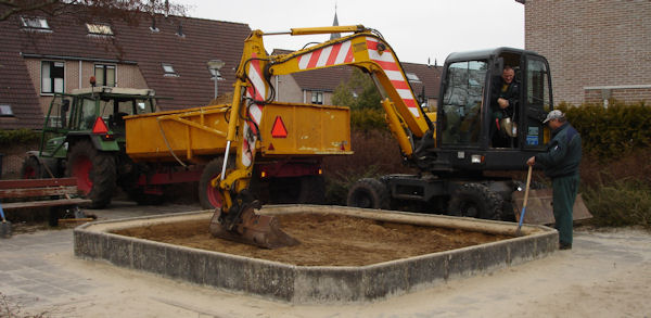Schoon zand in zandbakken