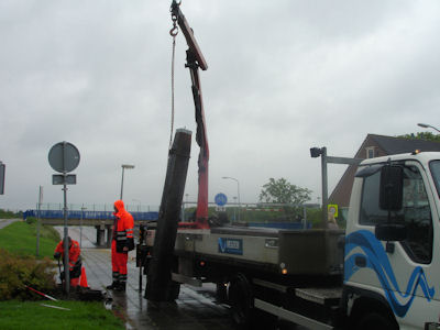 Meerpalen in Boswijk