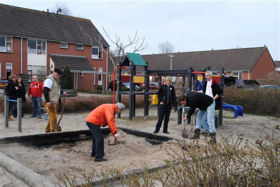Zandbakken in Boswijk tijdens NL-doe