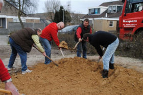 Zandbakken in Boswijk tijdens NL-doe